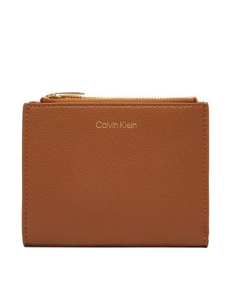 Calvin Klein Bilonówka LV04F1135G Brązowy. Brązowe portfele damskie Calvin Klein, bez wzorów. Za 289.99 zł.
