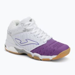 Buty do siatkówki damskie Joma V.Blok. Białe obuwie sportowe damskie Joma, bez wzorów, z syntetyku, na fitness i siłownię. Za 329.99 zł.