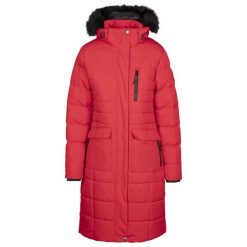 Trespass Sasha - Kobieta Casual Jkt Red. Czerwone kurtki damskie Trespass, bez wzorów, z futra, bez kaptura. Za 426.99 zł.
