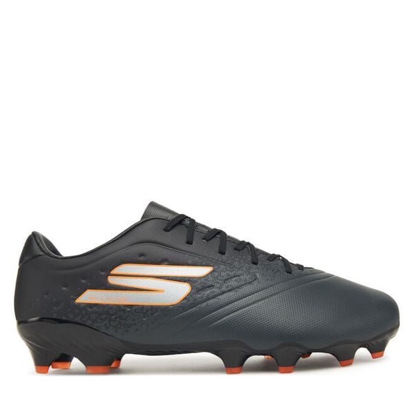 Buty do piłki nożnej Skechers. Czarne buty sportowe męskie Skechers, bez zapięcia. Za 309.99 zł.