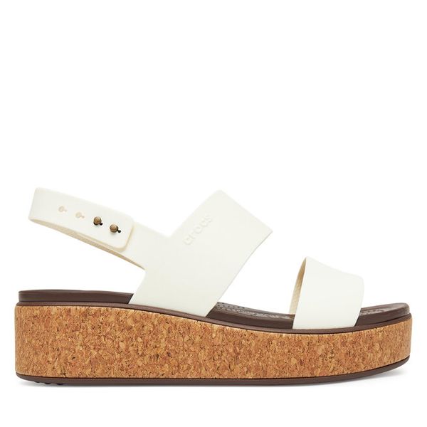 Sandały Crocs. Sandały damskie Crocs, bez wzorów, bez obcasa, na płaskiej podeszwie, bez zapięcia. Za 169.99 zł.