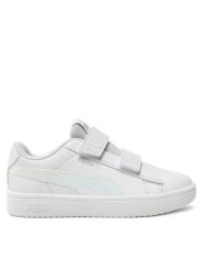 Puma Sneakersy Rickie Classic Holo V Ps 401729 Biały. Białe buty sportowe dziewczęce Puma, bez wzorów, ze skóry, bez zapięcia. Za 139.99 zł.