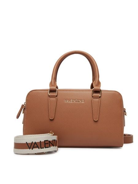 Valentino Torebka Zero Re VBS7B323 Brązowy. Brązowe torebki do ręki damskie Valentino, bez wzorów, ze skóry, bez dodatków. Za 403.99 zł.