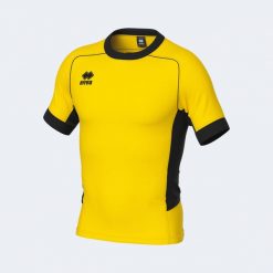 Jersey Errea Shane. Czarne koszulki sportowe męskie ERREA, m, bez wzorów, z jersey, bez kołnierzyka, bez ramiączek. Za 269.00 zł.