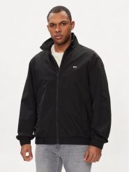 Tommy Jeans Kurtka bomber Essential DM0DM17982 Czarny Regular Fit. Czarne kurtki męskie Tommy Jeans, m, bez wzorów, z jeansu, bez kaptura. Za 539.99 zł.