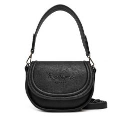 Torebka Pepe Jeans. Czarne torebki do ręki damskie Pepe Jeans, bez wzorów, z jeansu, klasyczne, bez dodatków. Za 279.99 zł.