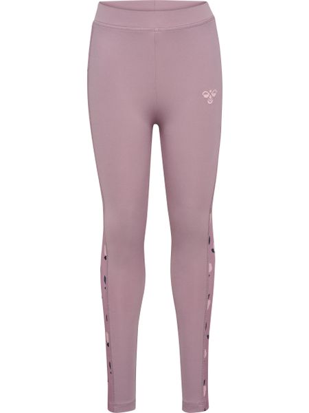 Legginsy dziewczęce Hummel Aop. Niebieskie legginsy dla dziewczynek Hummel, bez wzorów, z jersey. Za 140.63 zł.