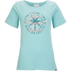 Koszulka damska Killtec GIGA GS 111 WMN TSHRT. Niebieskie koszulki sportowe damskie KILLTEC, bez wzorów, bez kołnierzyka, bez ramiączek. W wyprzedaży za 60.00 zł.