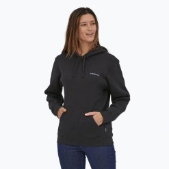 Bluza Patagonia Fitz Roy Icon Uprisal Hoody. Czarne bluzy męskie Patagonia, na zimę, bez wzorów, bez kaptura. Za 349.99 zł.