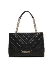 LOVE MOSCHINO Torebka JC4145PP1OLA0000 Czarny. Czarne torebki do ręki damskie Love Moschino, bez wzorów, ze skóry, bez dodatków. Za 979.99 zł.