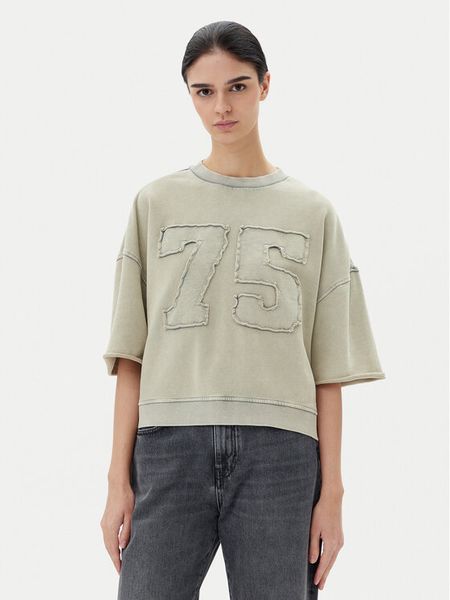 Noisy May Bluza Ciara 27034216 Beżowy Loose Fit. Brązowe bluzy damskie Noisy may, s, bez wzorów, z bawełny, bez kaptura. Za 109.99 zł.