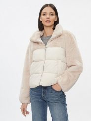 ONLY Kurtka zimowa 15292945 Beżowy Regular Fit. Brązowe kurtki damskie Only, na zimę, l, bez wzorów, z syntetyku, bez kaptura. Za 299.99 zł.