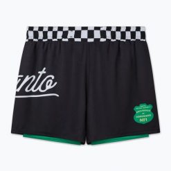 Spodenki treningowe męskie MANTO Cross. Czarne krótkie spodenki sportowe męskie Manto, m, bez wzorów. Za 199.99 zł.