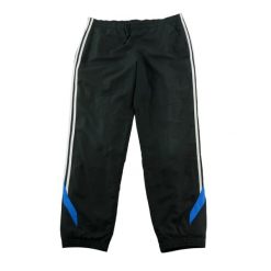 Spodnie dresowe męskie 3 bandes Podszewka siatkowa. Czarne spodnie sportowe męskie Adidas, m, bez wzorów, z dresówki, na fitness i siłownię. Za 124.96 zł.