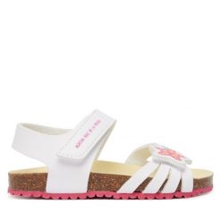 Sandały Agatha Ruiz de la Prada. Białe sandały dziewczęce Agatha Ruiz de la Prada, bez zapięcia. Za 199.99 zł.