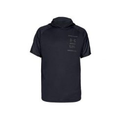 T-shirt Under Armour MK1 TERRY. Czarne t-shirty męskie Under Armour, s, bez wzorów, z materiału, bez kołnierzyka. Za 258.85 zł.
