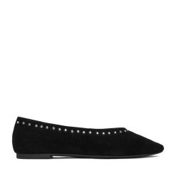 Baleriny Lasocki. Czarne baleriny damskie Lasocki, bez wzorów, bez obcasa. Za 179.99 zł.