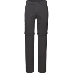 Spodnie trekkingowe męskie Mammut Runbold Zip Off. Czarne spodnie sportowe męskie Mammut, m, bez wzorów, z elastanu, trekkingowe. Za 555.95 zł.
