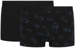 Fila bokserki 2-pack czarne XL. Czarne bokserki męskie Fila, xl, bez wzorów, z bawełny. Za 88.66 zł.