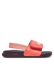 Puma Sandały Popcat 20 Backstrap AC Inf 373862 24 Pomarańczowy. Brązowe sandały dziewczęce Puma, ze skóry, bez zapięcia. Za 59.99 zł.