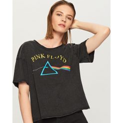 T-shirt PINK FLOYD - Szary. Szare t-shirty damskie Reserved. Za 49.99 zł.