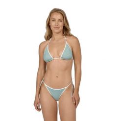 Damski top do kostiumu kąpielowego Salty Crew Aurora Tri. Czerwone bikini damskie SALTY CREW, bez wzorów. Za 292.00 zł.