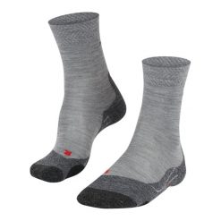 Skarpetki damskie Falke TK2 Melange. Szare skarpety damskie Falke, bez wzorów, z materiału. Za 161.50 zł.