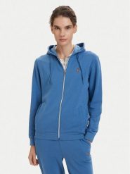 Beverly Hills Polo Club Bluza P-SS26W-F546540 Niebieski Regular Fit. Niebieskie bluzy damskie Beverly Hills Polo Club, xs, bez wzorów, z syntetyku, bez kaptura. Za 279.99 zł.