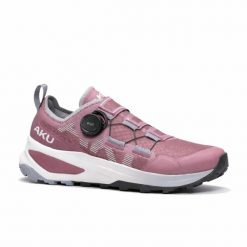 Buty trialowe trekkingowe damskie Aku Furiosa BOA GTX Vibram. Czerwone obuwie sportowe damskie Aku, bez wzorów. Za 399.00 zł.