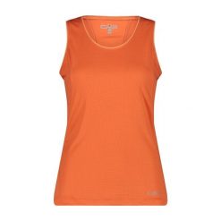 Koszulka damska turystyczna CMP 33N6196. Brązowe koszulki sportowe damskie CMP, m, bez wzorów, bez kołnierzyka, bez ramiączek. Za 176.50 zł.