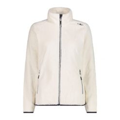 Bluza damska turystyczna CMP 38P1536. Białe bluzy damskie CMP, m, bez wzorów, bez kaptura. Za 266.00 zł.