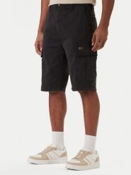 Tommy Jeans Szorty materiałowe Otis DM0DM22831 Czarny Regular Fit. Czarne szorty męskie Tommy Jeans, m, bez wzorów, z bawełny. Za 349.99 zł.