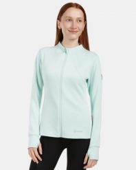 Damska bluza sportowa bez kaptura Kilpi LAJEN-W. Zielone bluzy damskie Kilpi, bez wzorów, z materiału, bez kaptura. Za 473.69 zł.