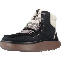 HEY DUDE WENDY PEAK APRES SUEDE COZSTIT Czarny. Czarne trekkingi damskie PRO BRANDS, trekkingowe. Za 490.38 zł.