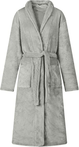 VidaXL Szlafrok bez kaptura Szary l Flanela. Szare kurtki męskie vidaXL, l, bez wzorów, bez ramiączek, bez kaptura. Za 213.31 zł.