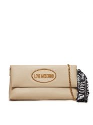 LOVE MOSCHINO Torebka JC4034PP1LLE111A Écru. Torebki do ręki damskie Love Moschino, bez wzorów, ze skóry, wizytowe, bez dodatków. Za 489.99 zł.