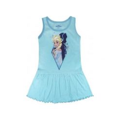 Disney Sukienka Dziewczęca Frozen 104 Niebieski. Sukienki dla dziewczynek Disney. Za 35.00 zł.