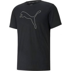 T-shirt treningowy męski PUMA Performance Cat. Czarne t-shirty męskie Puma, m, bez wzorów, z materiału, sportowe, bez kołnierzyka. Za 125.53 zł.