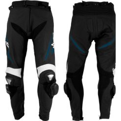W-TEC Spodnie motocyklowe męskie skórzane Vector czarno-niebieskie r. XL (9764-XL-2). Spodnie materiałowe męskie marki W-TEC. Za 1,149.00 zł.