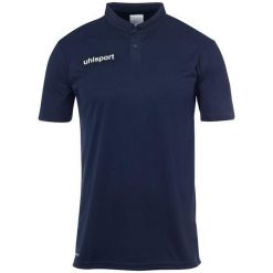 Polo Uhlsport Essential. Niebieskie koszulki polo męskie Uhlsport, l, bez wzorów, eleganckie, bez ramiączek. Za 198.50 zł.
