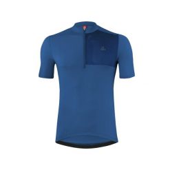 Maillot Löffler Hz Skys Block. Niebieskie bluzy męskie LOFFLER, bez zapięcia, rowerowe. Za 402.50 zł.