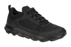 ECCO Buty męskie Mx Low WP black/black-46. Czarne trekkingi męskie ecco, przed kostkę, outdoorowe. Za 652.45 zł.