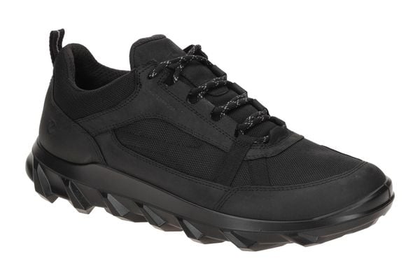 ECCO Buty męskie Mx Low WP black/black-43. Czarne trekkingi męskie ecco, przed kostkę, outdoorowe. Za 481.50 zł.