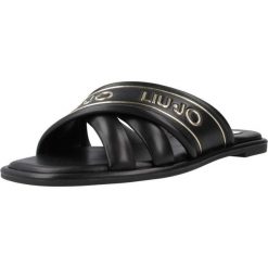 Sandały LIU-JO EX01 IRENE SLIPPER Czarny. Czarne obuwie sportowe damskie Liu Jo, bez wzorów, z syntetyku, trekkingowe. Za 377.99 zł.