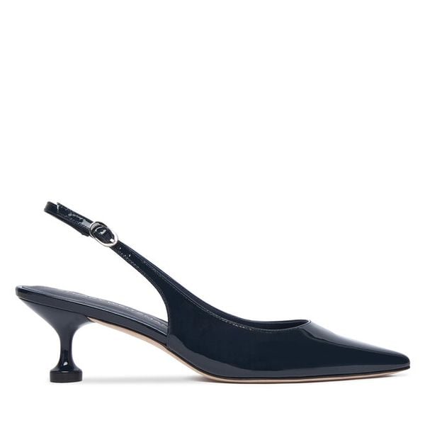 Czółenka Stuart Weitzman. Niebieskie czółenka damskie Stuart Weitzman, bez wzorów, bez obcasa, bez zapięcia. Za 1,999.00 zł.