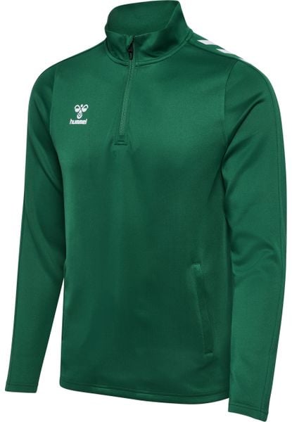 Kurtka z dresu Hummel Core Xk Half. Zielone kurtki damskie Hummel, m, bez wzorów, z dresówki, bez kaptura. Za 149.75 zł.