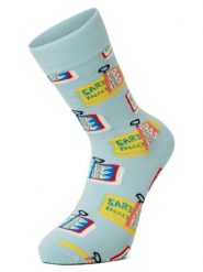 Happy Socks Skarpety Mężczyźni niebieski|żółty|zielony, 36-40. Niebieskie skarpety męskie Happy Socks, bez wzorów, z dzianiny. Za 29.95 zł.