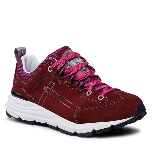 Trekkingi Olang. Czerwone obuwie sportowe damskie Olang, bez wzorów, trekkingowe. Za 589.99 zł.