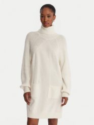 Liu Jo Sukienka dzianinowa MF5063 MS009 Écru Regular Fit. Sukienki damskie Liu Jo, xs, bez wzorów, z dzianiny, bez kołnierzyka, bez ramiączek. Za 769.99 zł.