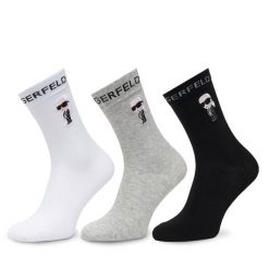 Skarpety długie KARL LAGERFELD. Skarpety damskie KARL LAGERFELD, bez wzorów. Za 129.99 zł.